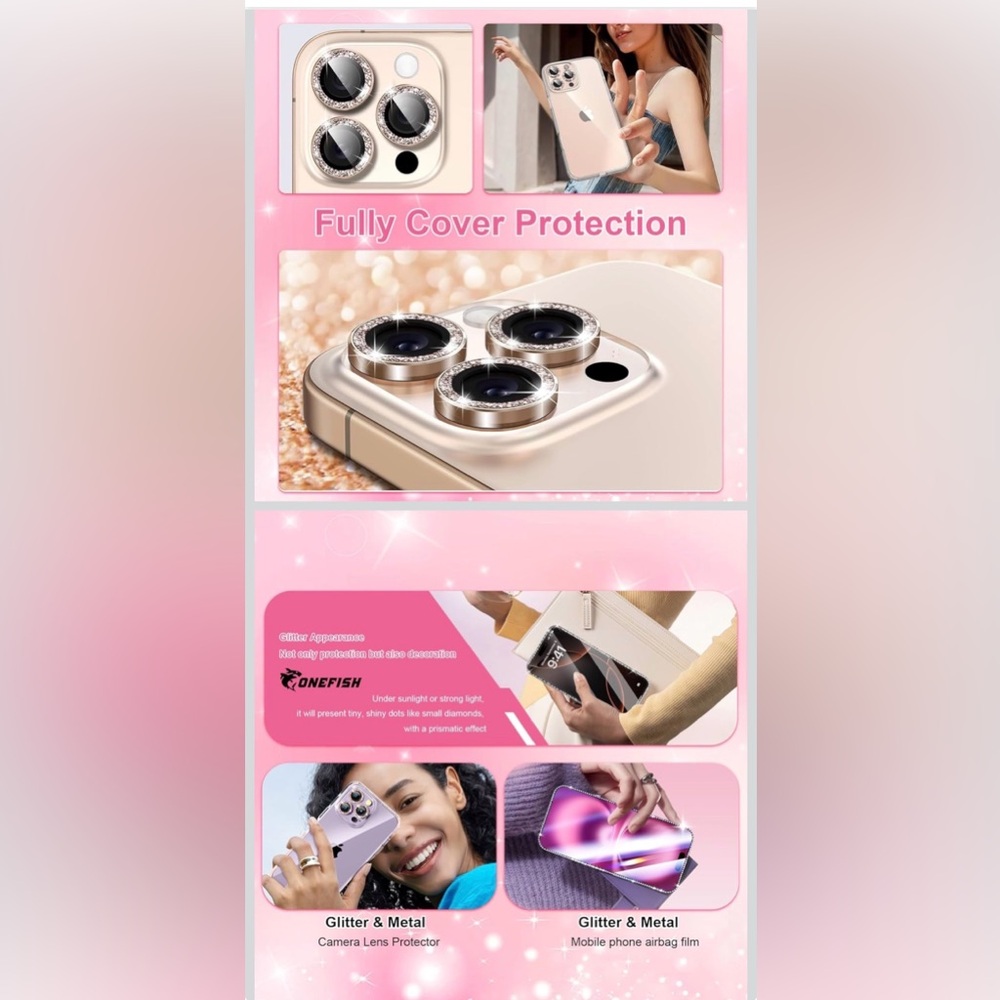 Pink Tempered Glass Screen Protector - Picture 4 of 6